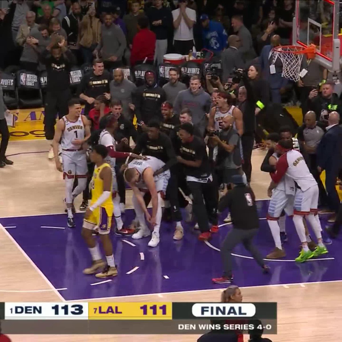 THE NUGGETS ARE NBA FINALS BOUND❗️