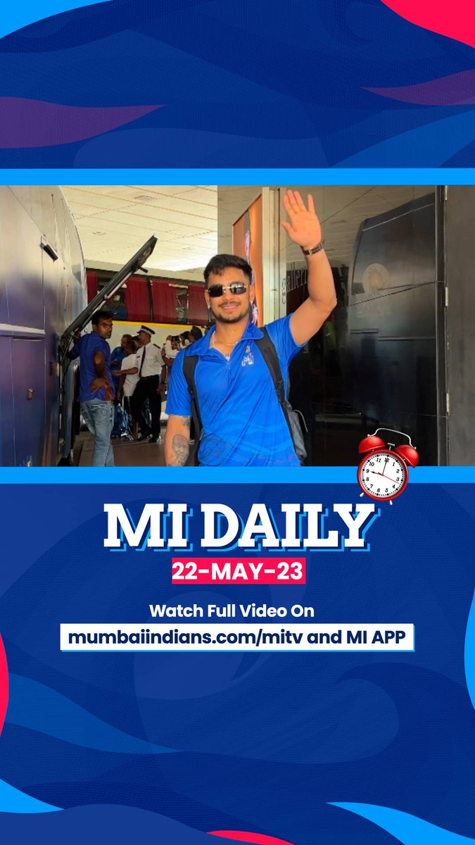 Travel with us to Chennai ☺️ 👉 The complete #MIDaily episode, only on the MI App 📱 #OneFamily #MumbaiMeriJaan #MumbaiIndians #TATAIPL #IPL2023 MI TV