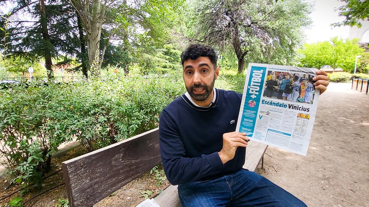 'He doesn't look like he's backing down, and nor should he. More power to Vini for standing up.' This week's Spanish Paper wrap looks at how local media has reported allegations of racist abuse at Vini Jr. The wrap | Phil Kitromilides #LaLiga #OptusSport
