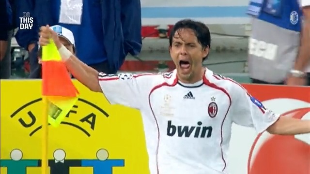 Athens, 23 May 2007 🏆7️⃣ Dida Oddo Nesta Maldini ©️ Jankulovski Gattuso Pirlo Ambrosini Seedorf Kaká Inzaghi ⚽⚽ #OnThisDay #SempreMilan