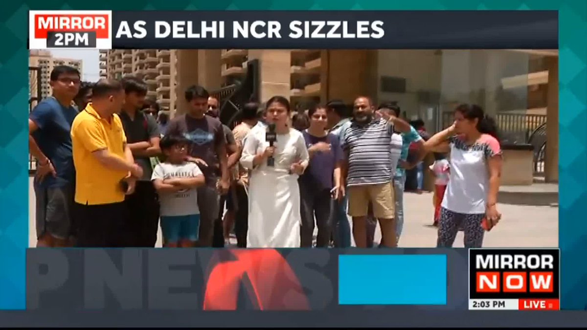 Amid oppressive heat, #power woes back to haunt the National capital region. #Gurugram & #Noida residents face power cuts for 10 hours at a stretch. Ila Kazmi reports from Ghaziabad. 🔊Hear the people's plight on Mirror Now.