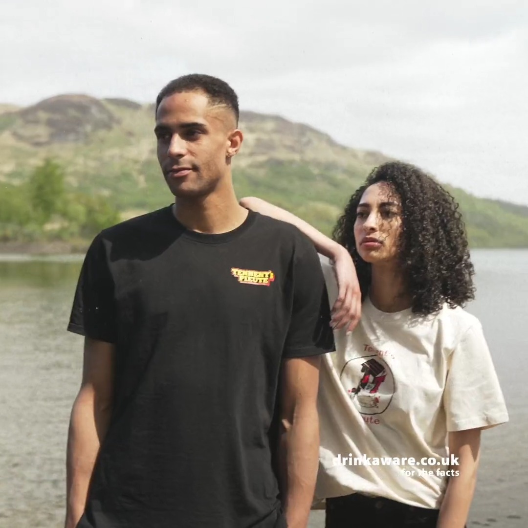 This is a Scottish cultural collaboration between Tennent’s Lager + pieute 🍻 🏴󠁧󠁢󠁳󠁣󠁴󠁿 Embodying Scottish pride + creativity, the two designs in the limited edition drop are available to buy at our launch party Voodoo Rooms on Sat. Full info #TennentsxPieute