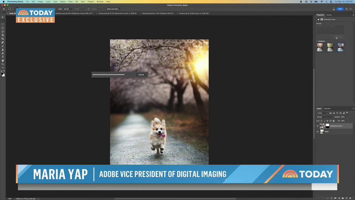 Adobe Photoshop is launching a new feature that incorporates AI imagery. Jacob Ward shares an exclusive look into the technology.
