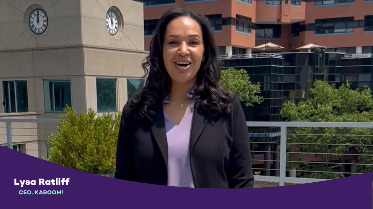 Here's a special message from KABOOM! CEO @LysaRatliff to the #SussexSquad members who have supported our mission to end playspace inequity. Thank you for helping us ensure every kid has a place to play! 𝑺𝒖𝒔𝒔𝒆𝒙 𝑪𝒐𝒎𝒎𝒖𝒏𝒊𝒕𝒚 𝑬𝒗𝒆𝒏𝒕𝒔 There's still time to give!