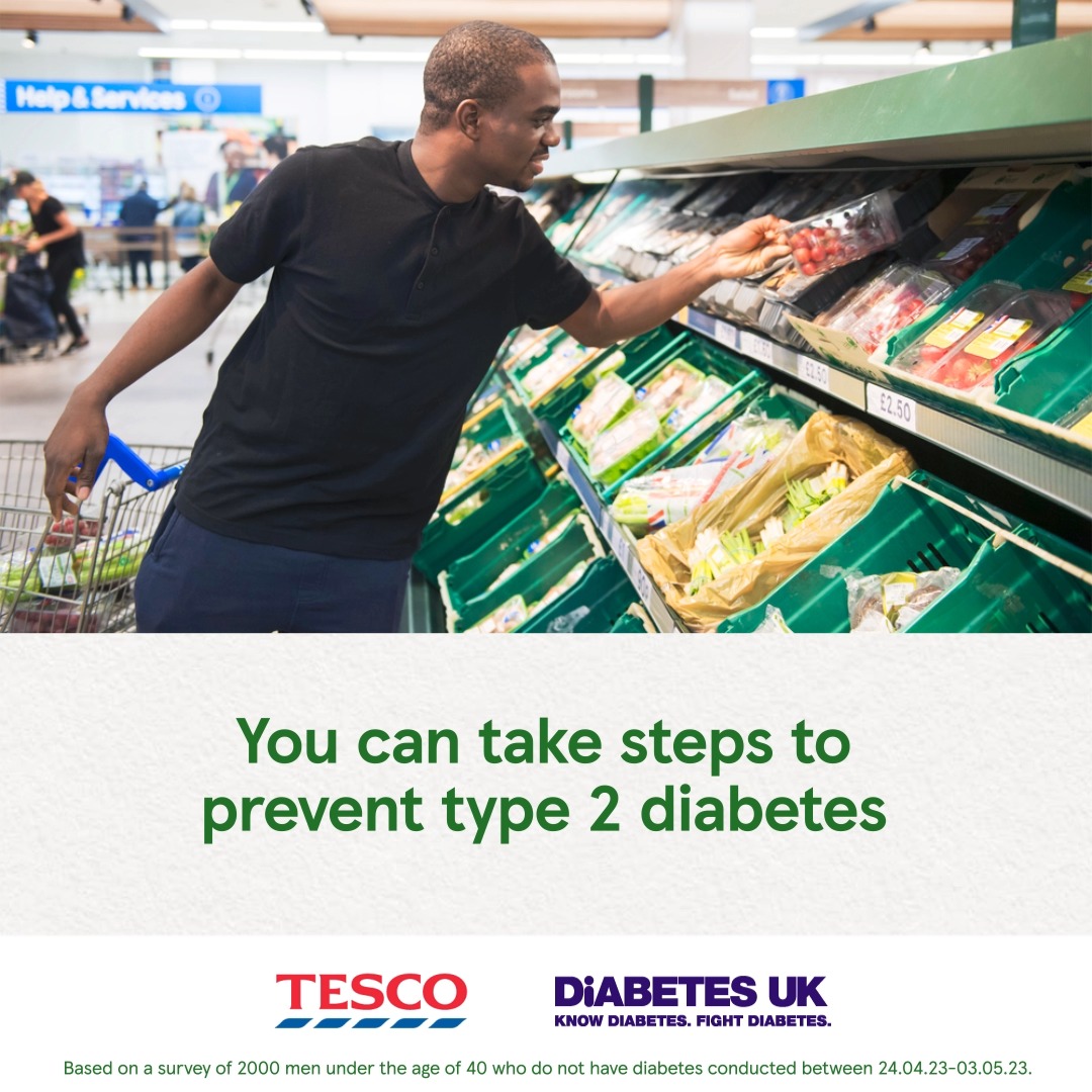 Cases of type 2 diabetes in under 40s are up 23% in the last 5 years*. Reduce your risk by leading a healthier lifestyle and being aware of your risk factors. Visit to take an online assessment or pop in to your Tesco Pharmacy for a free consultation.