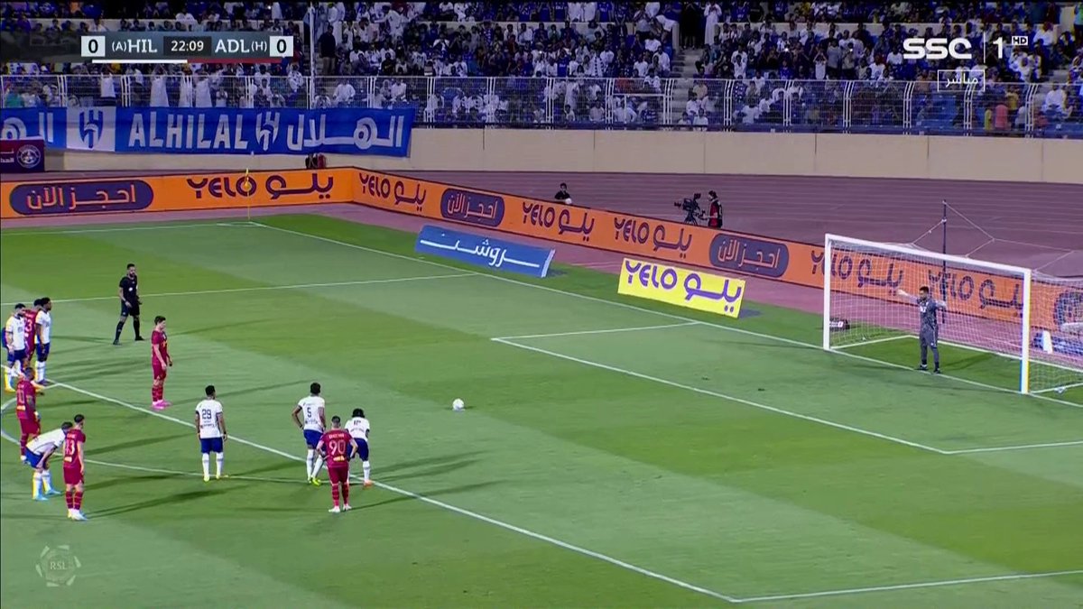 هدددددف!⚽️ د23" الهدف الأول لـ العدالة عن طريق ماركوس العدالة 1 × 0 الهلال #العدالة_الهلال | #SSC