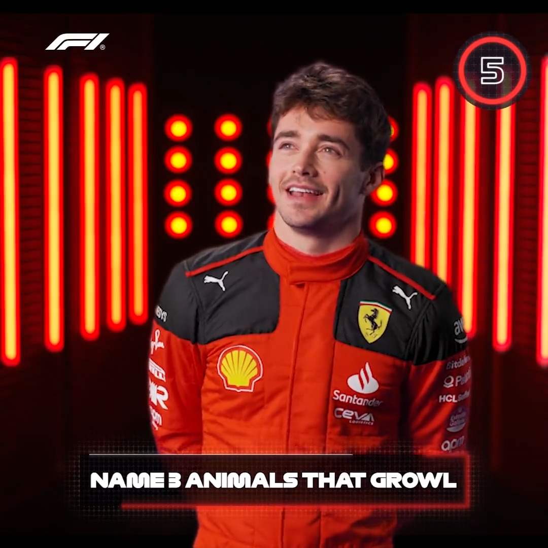 Horses growl ๐ด You heard it here first ๐ #F1 Charles Leclerc