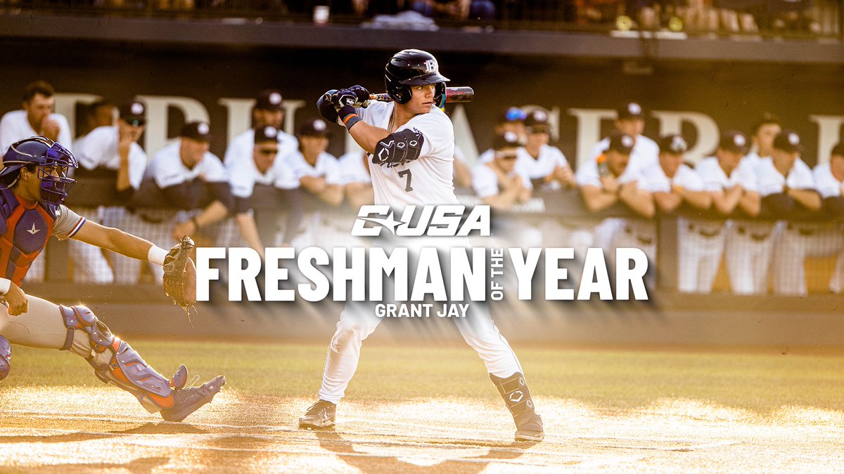 The rookie brings home the hardware as Grant Jay is the Conference USA Freshman of the Year!