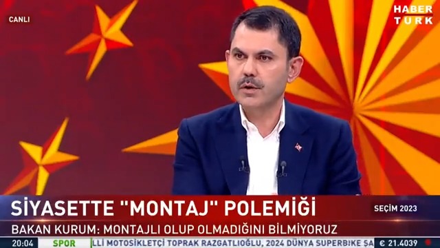 Siyasette "Montaj" polemiği için ne diyor? Çevre, Şehircilik ve İklim Değişikliği Bakanı Murat KURUM #Seçim2023'te kübra par'a değerlendirdi.