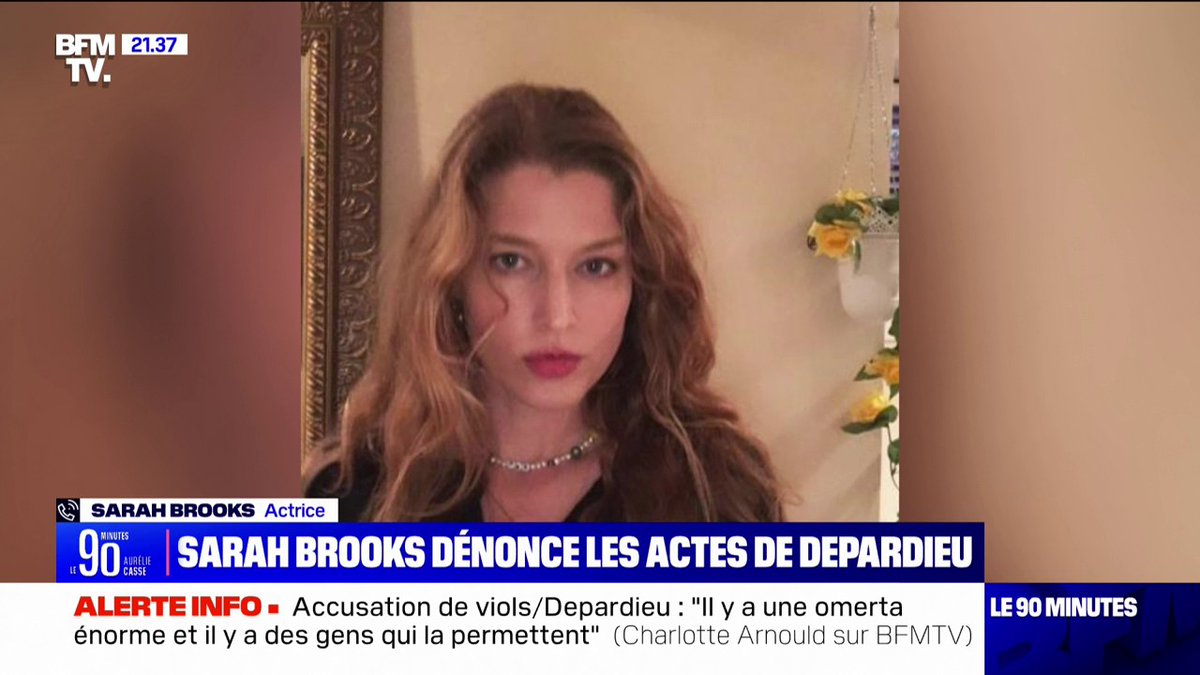 "Il a rentré sa main dans mon short et dans ma culotte" ➡ L'actrice Sarah Brooks témoigne d'attouchements subis de la part de Gérard Depardieu