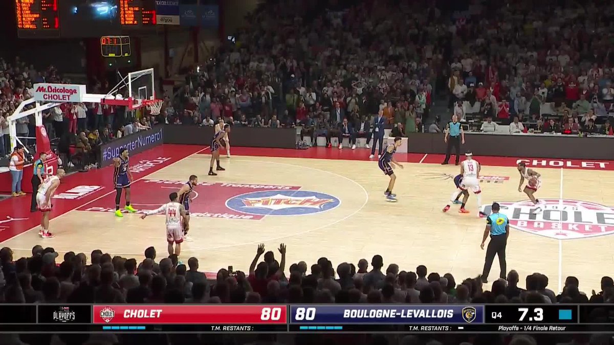 INCROYABLE GAME-WINNER DE DOMINIC ARTIS 🔥🔥🔥🔥 #PlayoffsBetclicELITE Cholet Basket