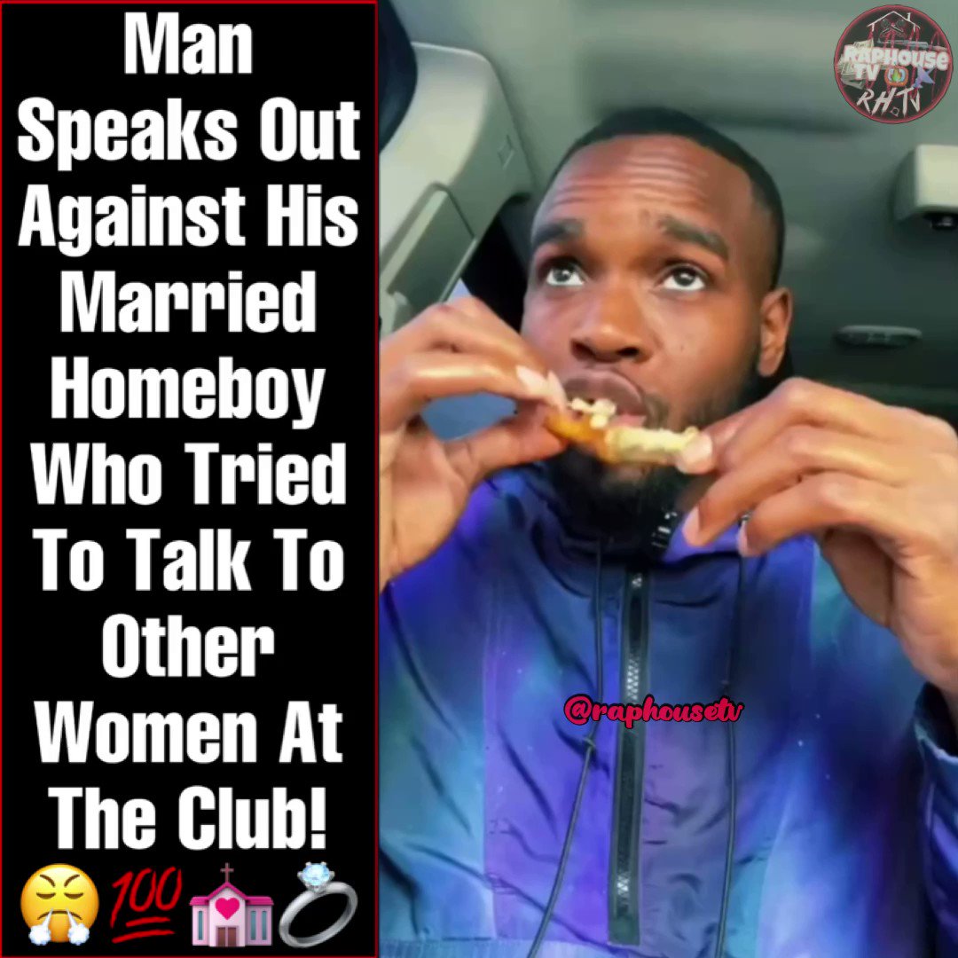 Man Speaks Out Against His Married Homeboy Who Tried To Talk To Other Women At The Club behind his woman back, he spittin 😤💯💒💍