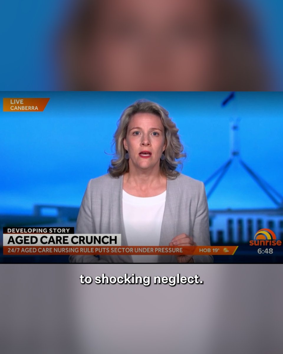 The former government neglected elderly Australians in aged care for almost a decade. Now the Liberals are criticising us for trying to get more nurses into aged care homes. We’re not going to apologise for fixing up the mess of the former government. #auspol