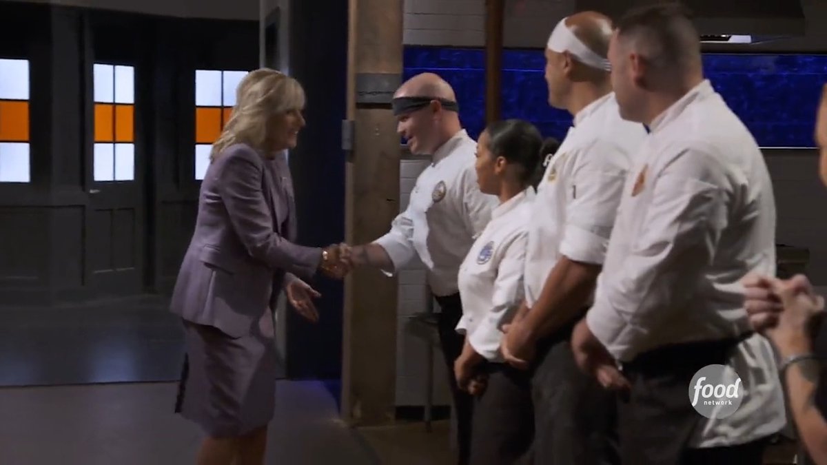 The VIP to top all VIPs made a special trip to the #Chopped kitchen for the Military Salute Tournament Finale! First Lady Melania Trump