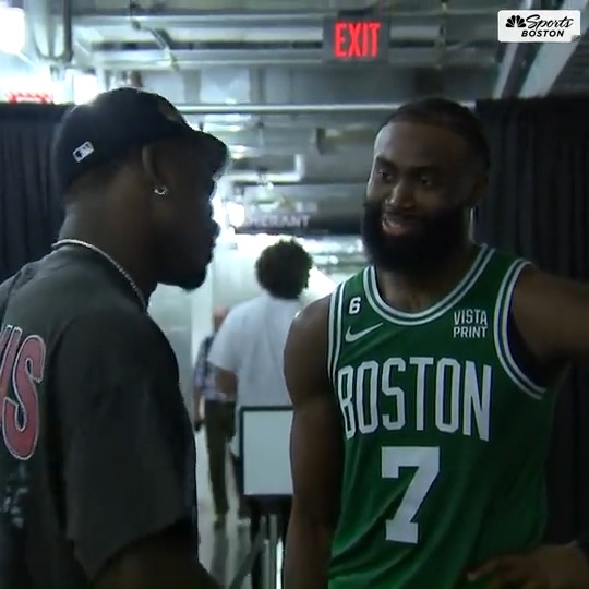 Jaylen Brown x Anthony Edwards. ✊