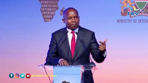 CS Kindiki: Kenya is headed towards an electronic ID with a machine-readable chip and QR code