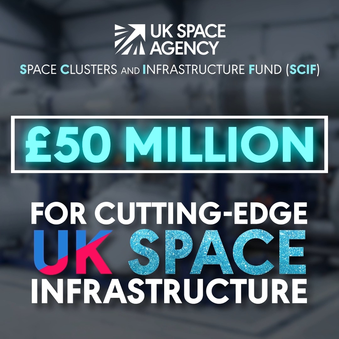 We’re levelling-up space infrastructure across the UK with £50 million. 🚀 The funding will support the development of innovative space tech and cutting-edge research that could benefit businesses and communities across the country. 🛰️ Read more 👉