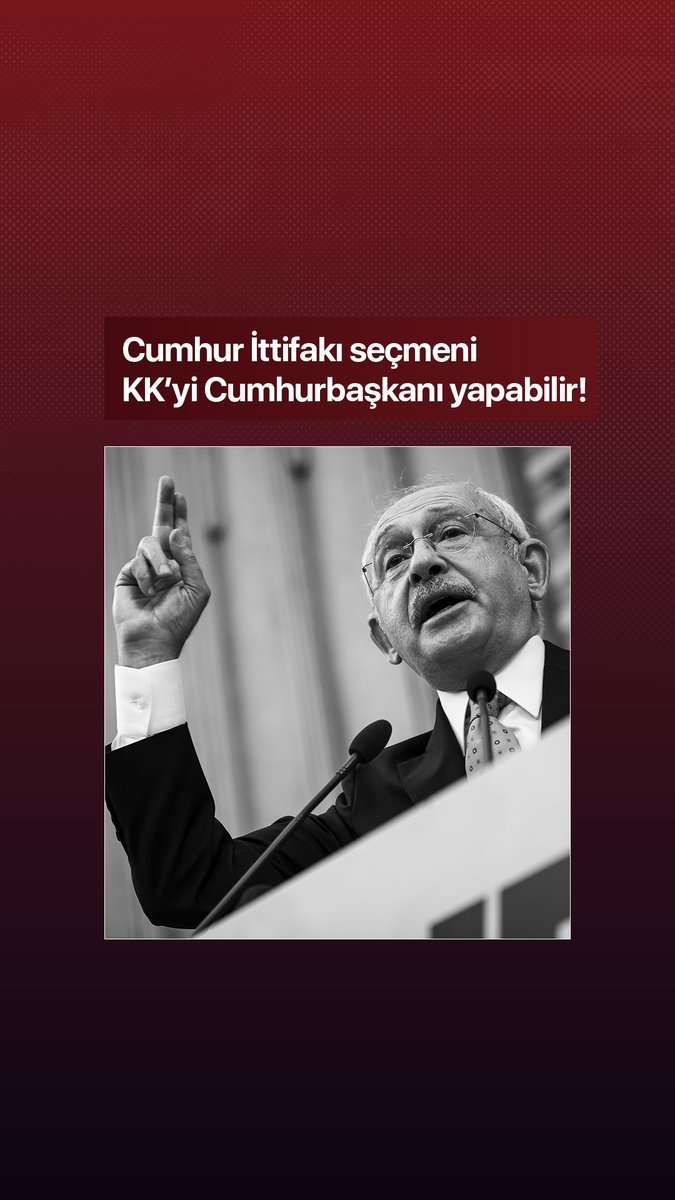 DİKKAT DİKKAT DİKKAT ❗ Cumhur İttifakı seçmeni, istemeden Kılıçdaroğlu'nu Cumhurbaşkanı yapabilir. Bir rehavete bakar. Sandığa git oyunu kullan.