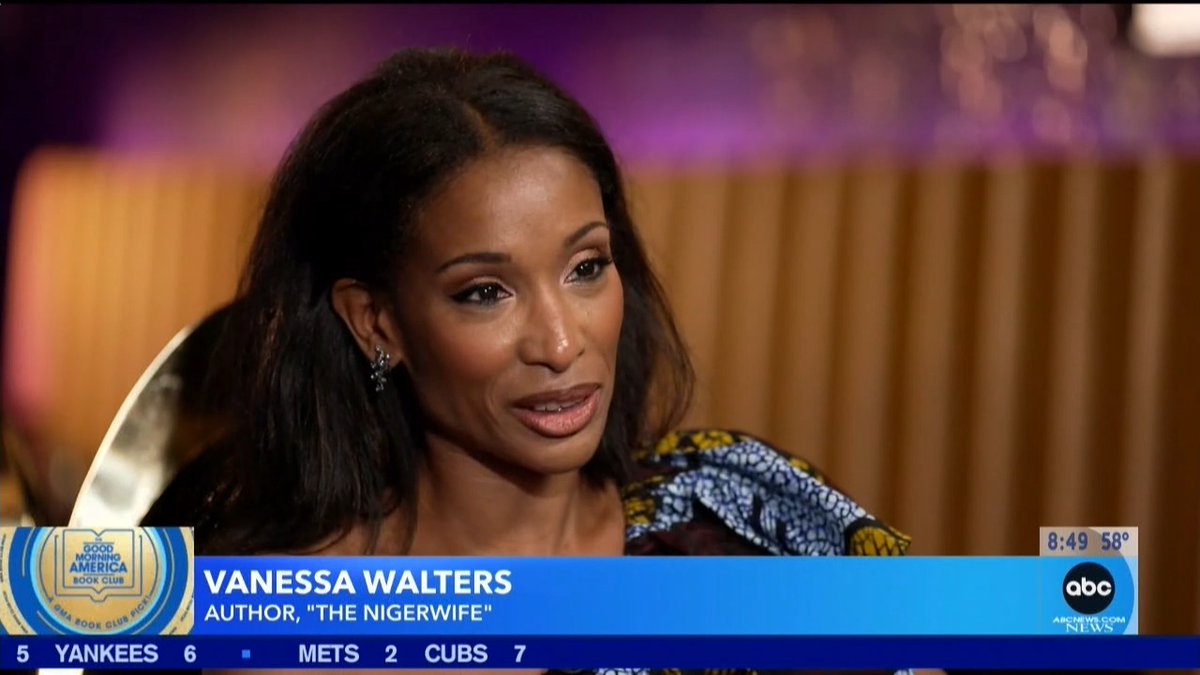 .Good Morning America Book Club author Vanessa Walters talks about her debut novel, #TheNigerwife, and the inspiration behind it. 📖