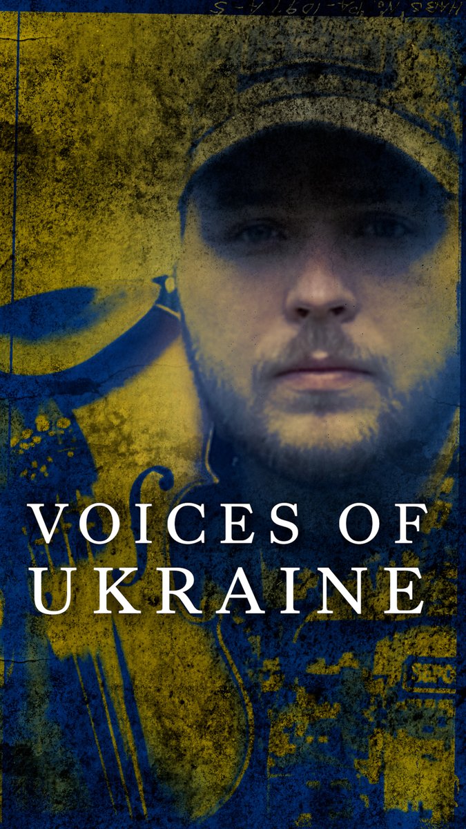 Powerful words and music by Ukrainian musician Moisei. When you hear him play, you understand why Ukrainians will never stop fighting for their freedom and independence—and why we must support them.