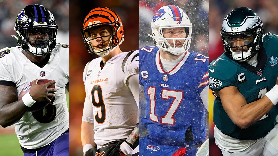 Rank these QBs from 1-4: Lamar Jackson, Joey Burrow, Josh Allen, Jalen Hurts