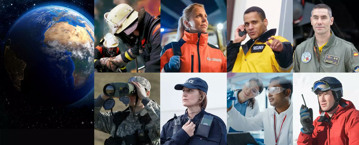 In space. In the air. On the ground. For those who serve. For those who protect. For those who restore. We are here. We are Airbus.