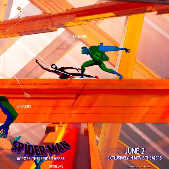 Swinging away from all the spoilers. ๐ซ Spider-Man: Across the #SpiderVerse is exclusively in movie theaters June 2. Get tickets now: