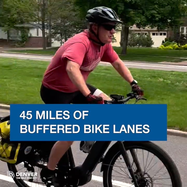 🚲 🛴 Time to ride, Denver! The city hit a major milestone in Bike Infrastructure by surpassing a goal to build 125 miles of new bike lanes in 5-year period! Today, we celebrate 137 new miles, with many more in the works.