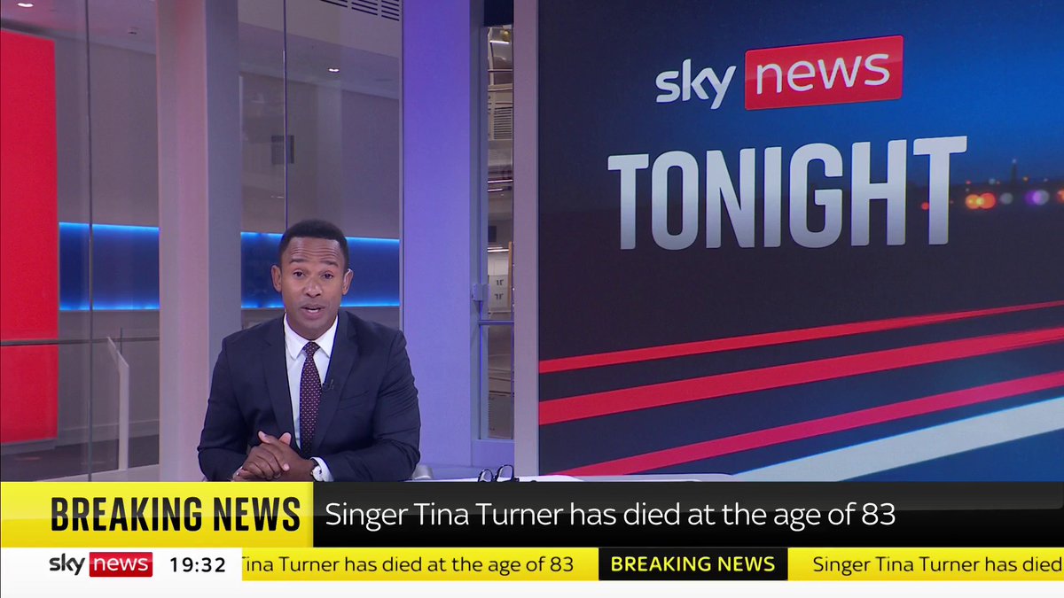 BREAKING: Musician and 'Queen of Rock'n Roll' Tina Turner has died at the age of 83. Read more: 📺 Sky 501, Virgin 602, Freeview 233 and YouTube