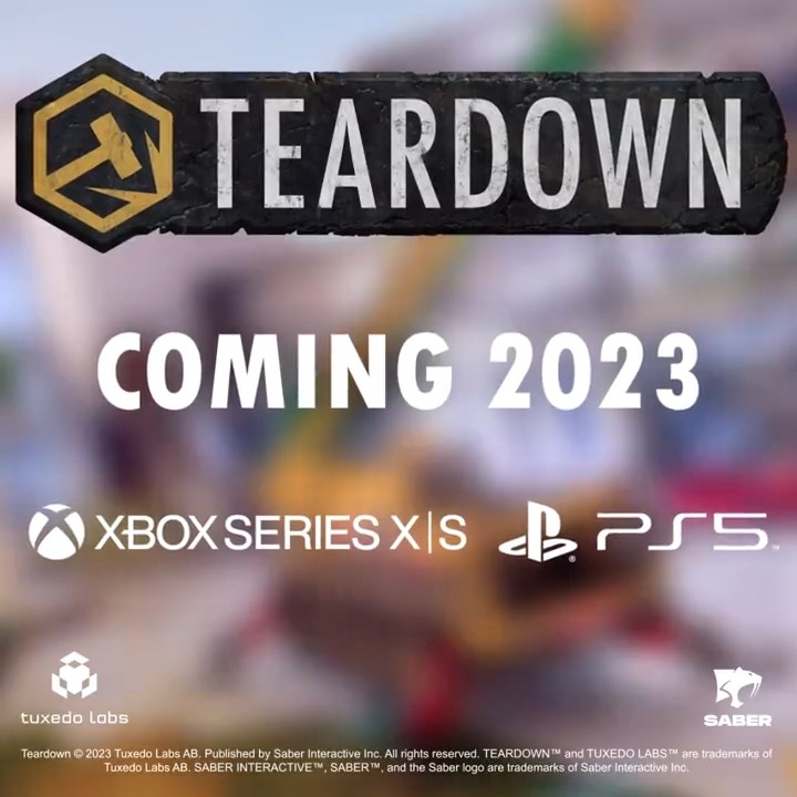 Teardown is coming to PlayStation 5 and Xbox Series X|S later this year! Plan and execute the perfect heist, create your own unique solutions to any challenge with a range of tools, experience over 40 missions and much more!