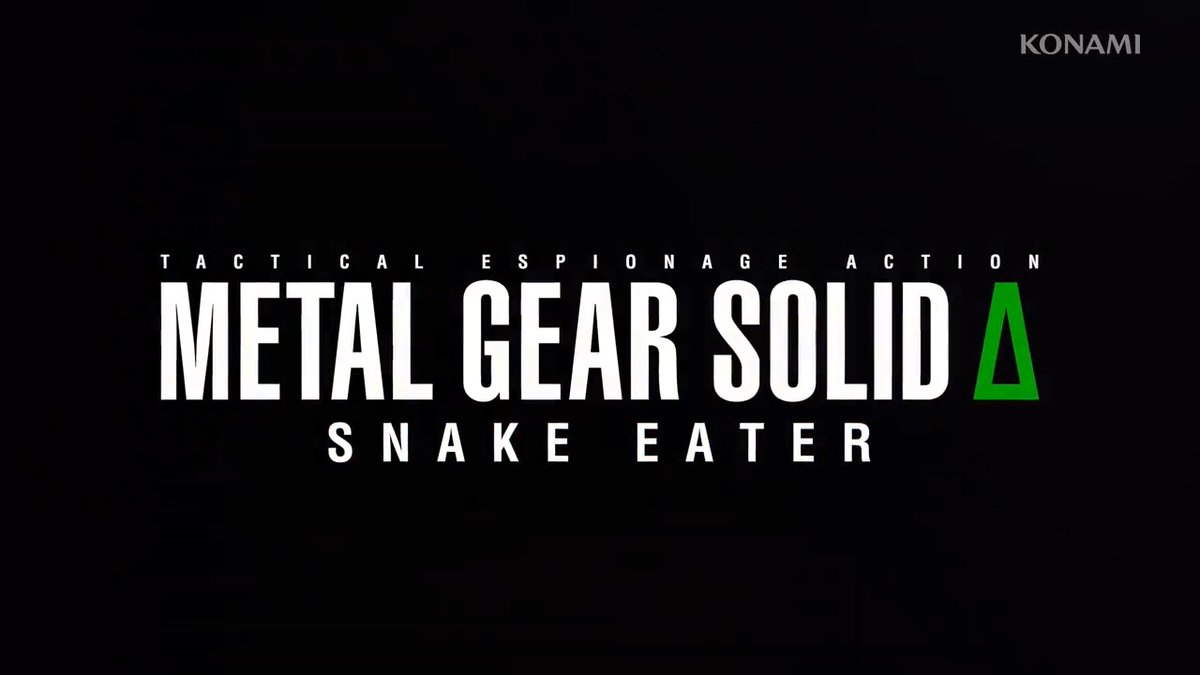 『METAL GEAR SOLID Δ(デルタ): SNAKE EATER』制作決定！ メタルギアサーガの起源、BIGBOSS誕生の物語『METAL GEAR SOLID 3 SNAKE EATER』のリメイク作。 究極のステルスアクションが現代に蘇る！ ティザーサイト #MetalGearSolid #メタルギアソリッド #MGSDelta #MG35th