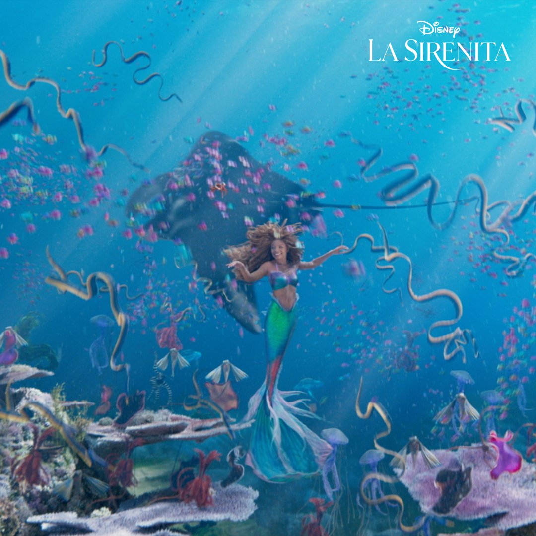 Sé parte de la nueva película en acción real del clásico de Disney. #LaSirenita, ahora solo en cines.