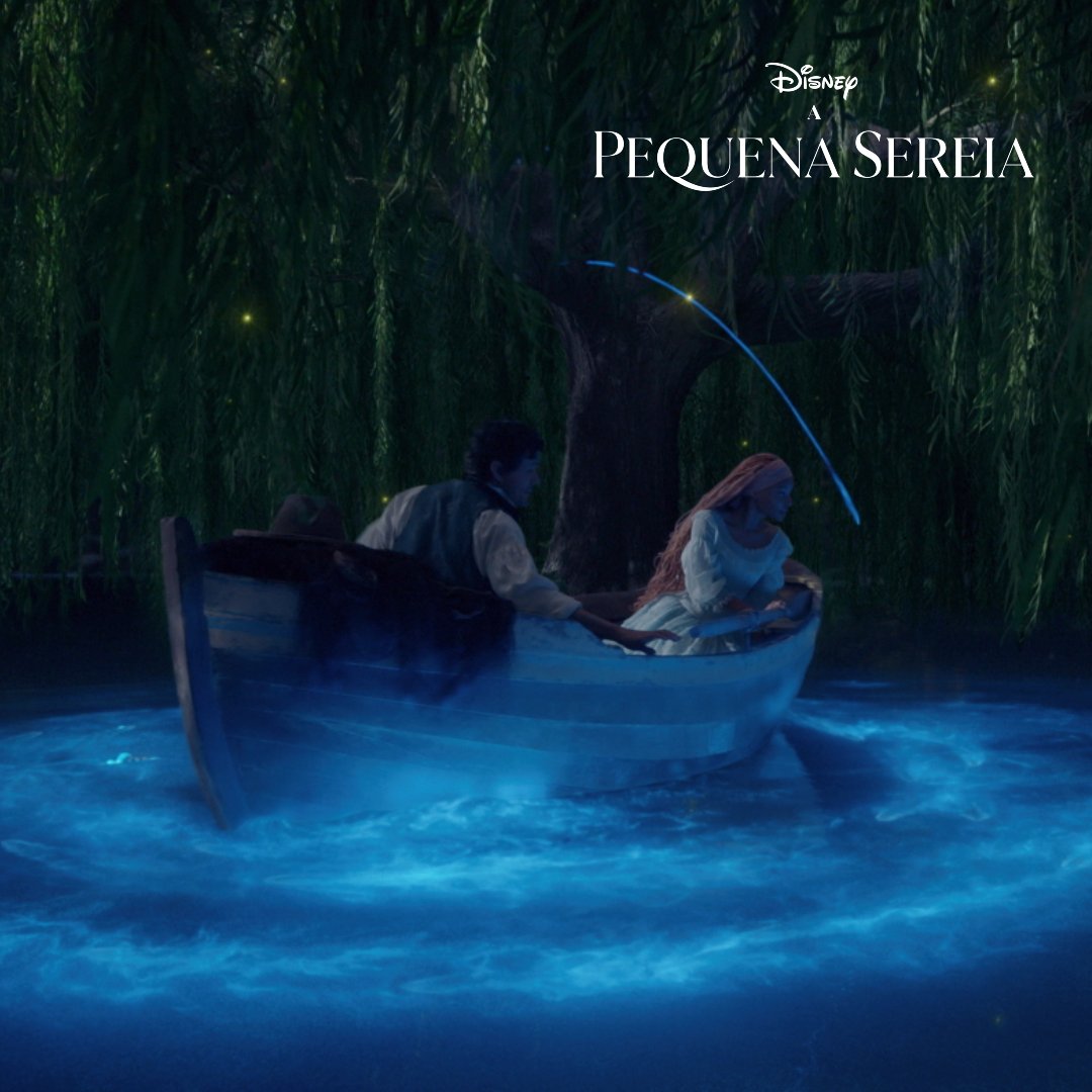 Um clássico reimaginado e imperdível! 🌊 #APequenaSereia, hoje nos cinemas. Garanta seus ingressos.