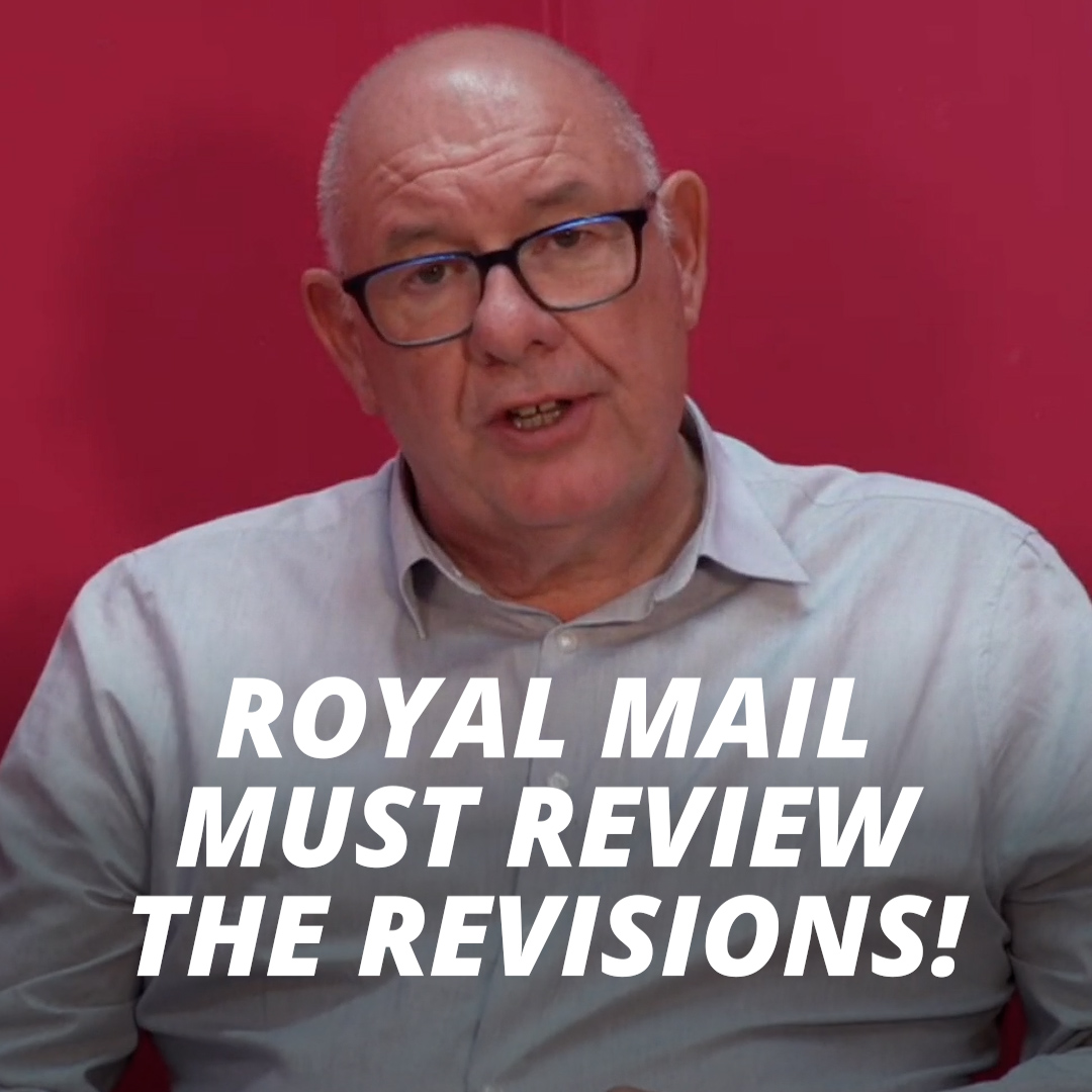 Dave Ward on why the ballot timetable has been suspended.