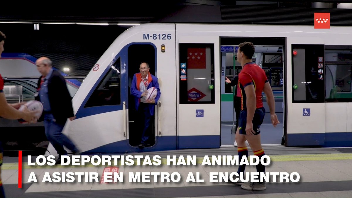 🏉🚇 Metro de Madrid, sede de la presentación del partido por el centenario de la España Rugby 🎥 ¡Dentro vídeo! #AlRugbyEnMetro