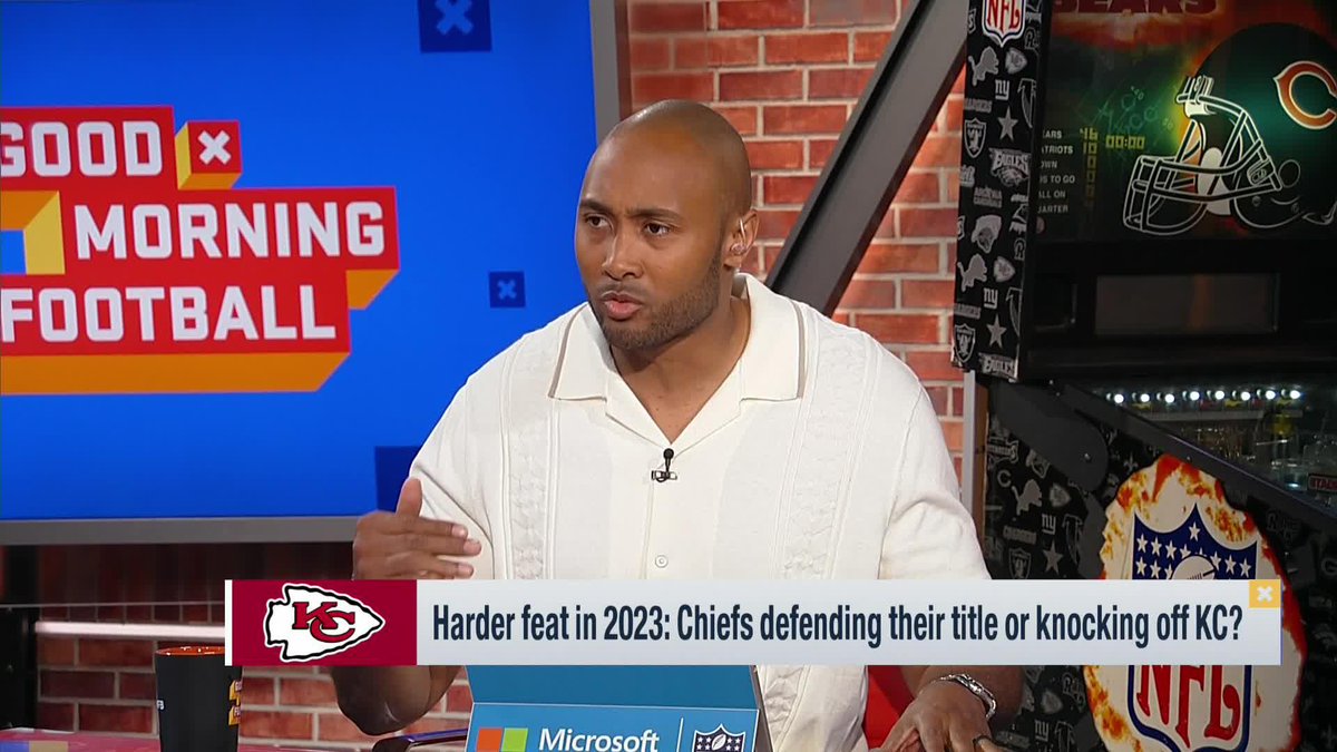 "I look at Patrick Mahomes, I look at Travis Kelce, these guys are once in a generation type offense. It's gonna be hard to stop these guys. They don't mess up... Guys, we're looking at a dynasty." .