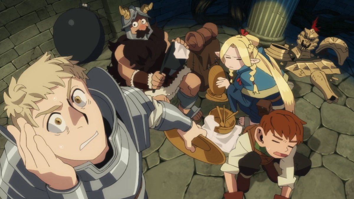 New trailer of "Delicious in Dungeon" anime series by Studio Trigger (with english subs). Coming in January 2024.