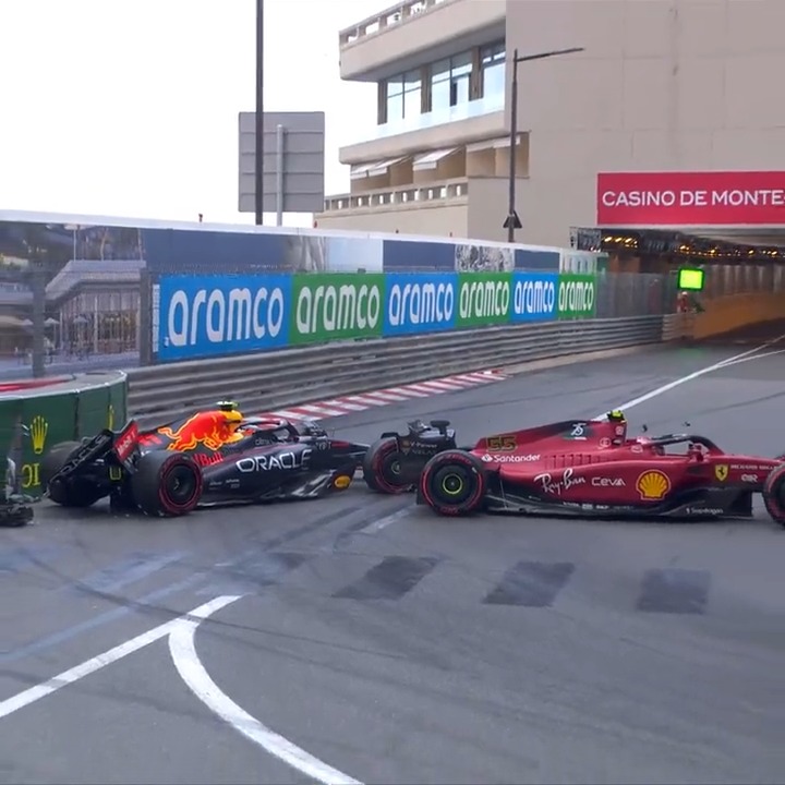 Monaco qualifying is always unpredictable 😮 And it came to an end in dramatic fashion last year 💥 #F1 #MonacoGP