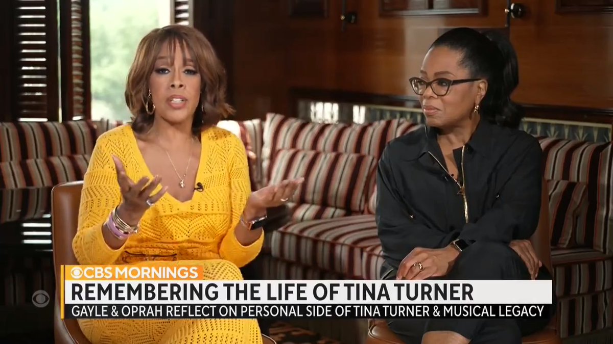 “What a legacy she left us all”: Gayle King and Oprah Winfrey shared special moments with Tina Turner, from concerts to dance lessons to meals together. Oprah says she was a longtime fan of Turner's — and the singer exceeded and transcended her expectations in friendship.