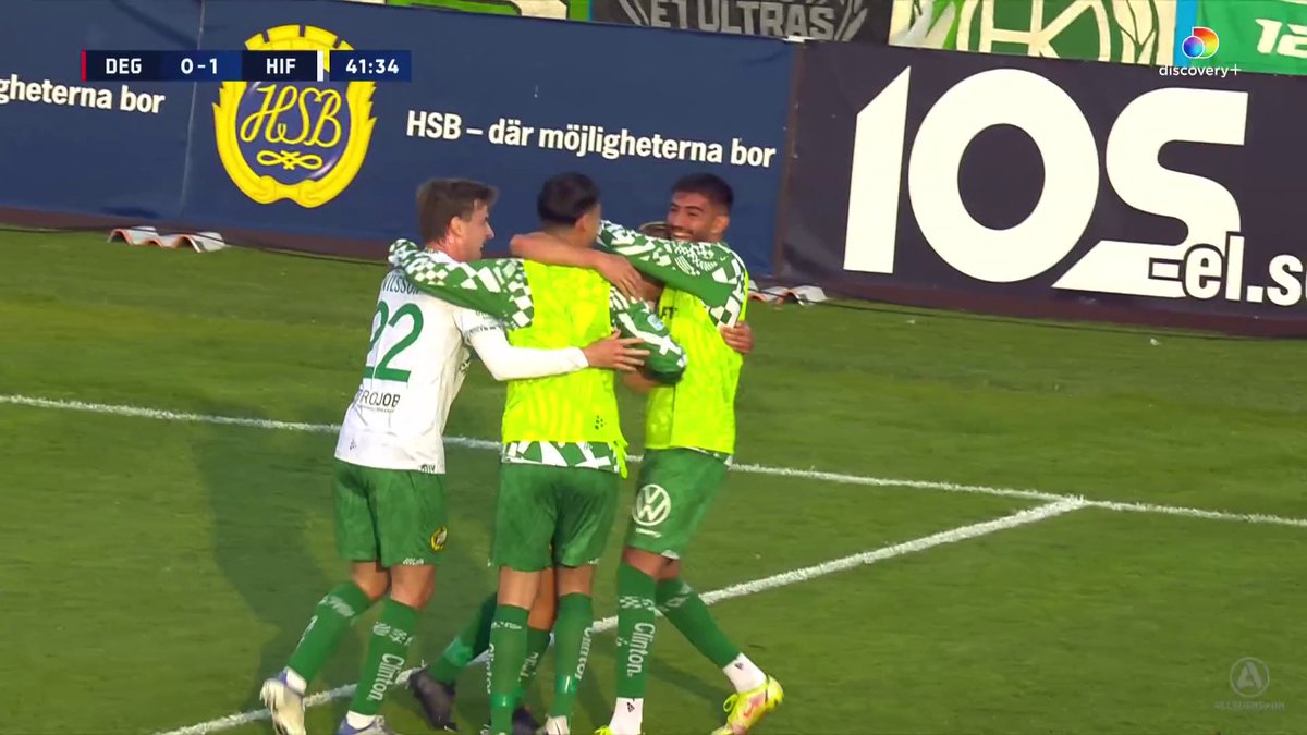 19-årige Markus Karlsson nätar i sin allsvenska debut! 1-0 för Hammarby borta mot Degerfors 🟢 Se matchen på
