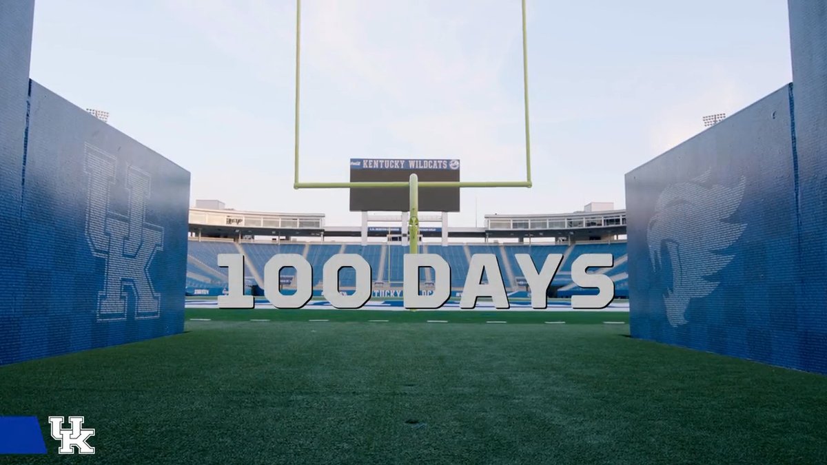 In 100 days we're back to football 👀 #BBN
