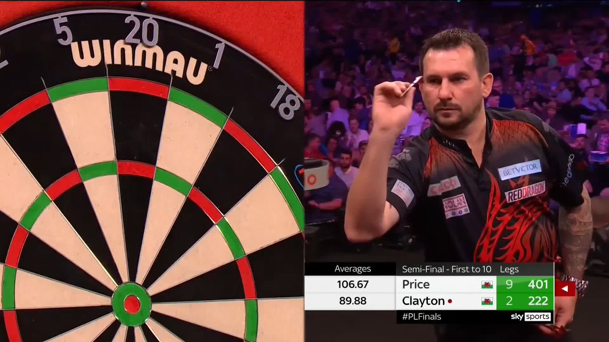 WHAT A WAY TO WIN IT! ❄️ Oh my word 🤯🔥 Gerwyn Price breezes his way through to the final, averaging over 107 as he destroys Jonny Clayton 10-2 in our opening semi-final! Up next 👉 Michael van Gerwen v Michael Smith 📺 | #PLDarts | SF1