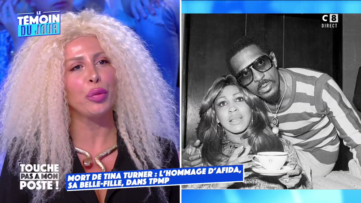 "J'avais une paire de couilles incroyable" Mort de Tina Turner : L’hommage d’Afida Turner, sa belle-fille, dans #TPMP !