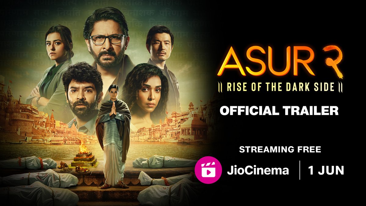 Mahayudh nikat hai. Kalyug ko uske charam seema tak pahunchane ka samay aa gaya hai. Asur aa gaya hai. India's biggest mythological thriller is back. #Asur2 trailer out now! #Asur2OnJioCinema streaming free, 1 June onwards. #Asur #JioCinema Arshad Warsi Barun Sobti