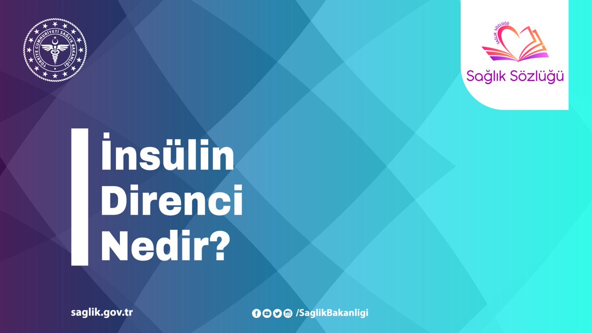 📹 İnsülin Direnci Nedir? #SağlıkSözlüğü