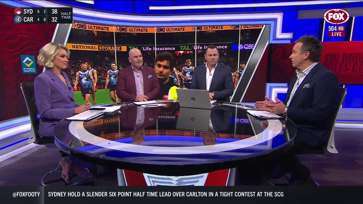 "Can't deal with this. Honestly." - Safe to say Jason Dunstall isn't happy with the Blues first half. 📺 Watch #AFLSwansBlues LIVE on ch. 504 or stream on Kayo: ✍️ BLOG 🔢 MATCH CENTRE