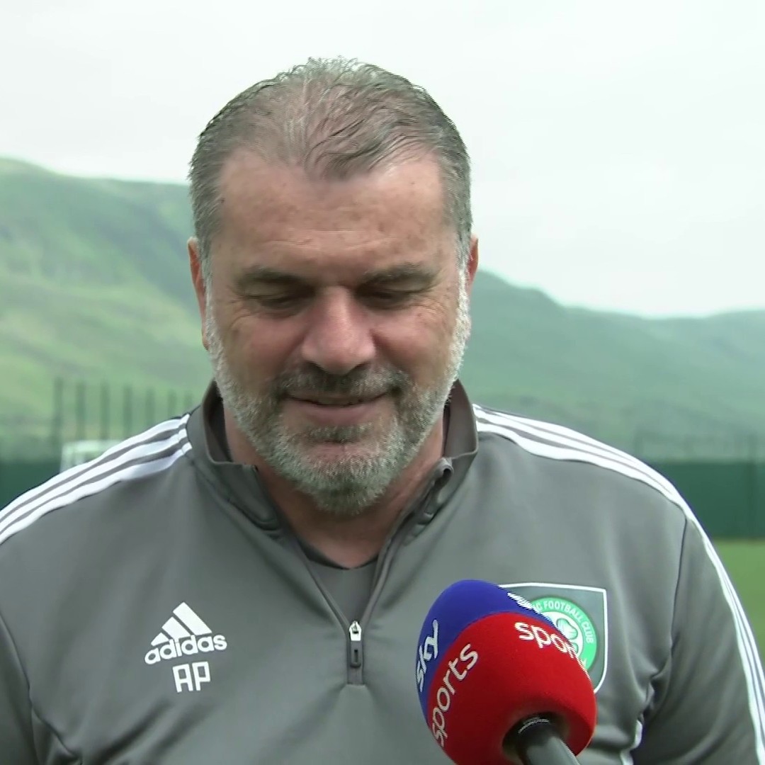 🍀 "My ambitions right now are to enjoy tomorrow and then try and win a cup final" We've been speaking to Celtic manager Ange Postecoglou amid speculation linking him with a move to Spurs 🔽