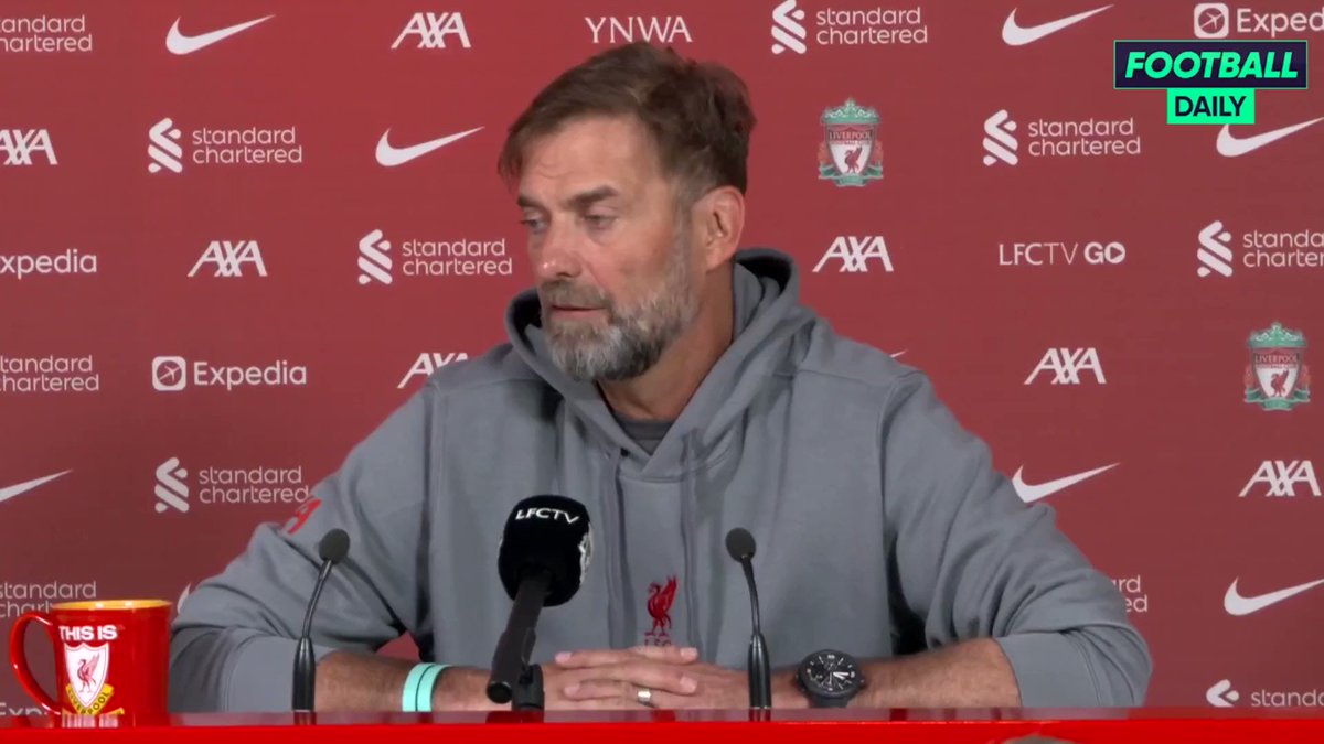 🗣️ "We have European nights next year, instead of Tuesday, Wednesday, it is a Thursday, WHO CARES!" Jurgen Klopp is embracing Liverpool's place in the Europa League next season 🤝