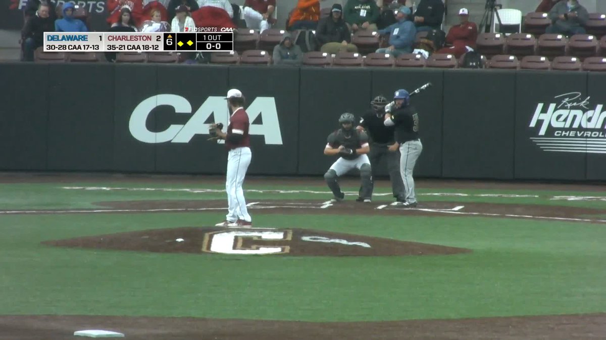 Are you serious⁉️ #NCAABaseball x 🎥 FloSports / Coastal Athletic Association Charleston Baseball