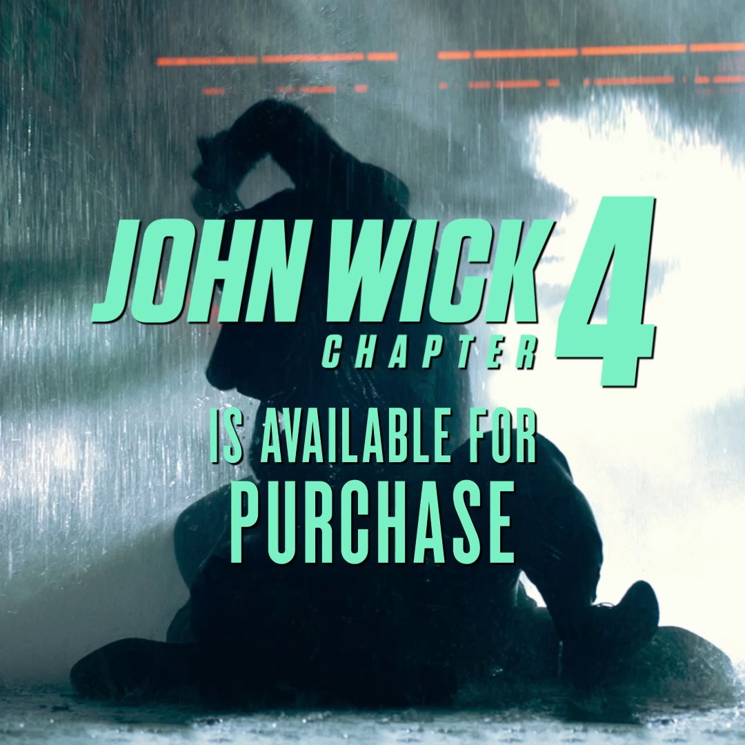 Keep #JohnWick4 on repeat this weekend. Available now on Digital.